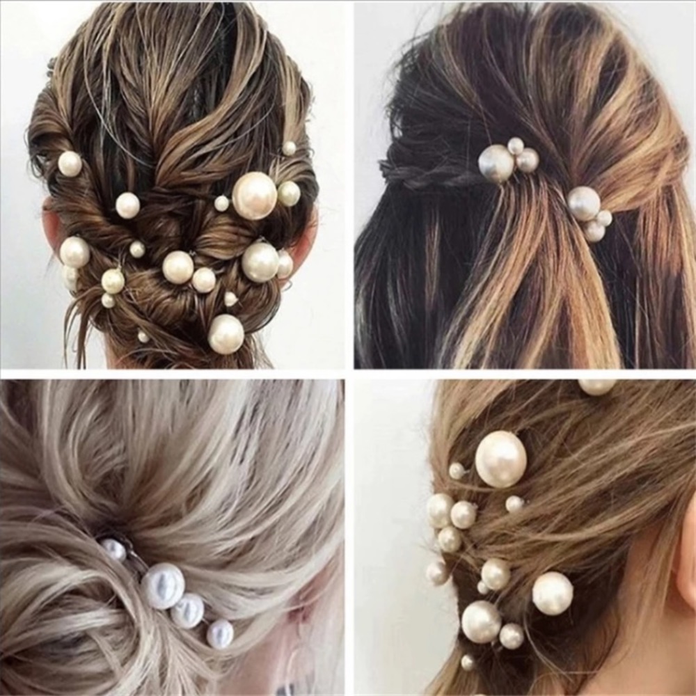 🌟Set 18 Faux Pearl Hair Pins